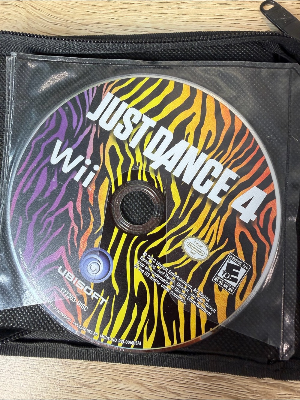 Just Dance 4 (Nintendo Wii 2012) Game no box